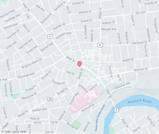 Location Map: 288 Glen St Glens Falls, New York 12801